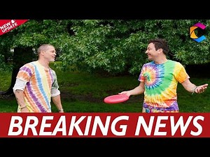 Watch Brad Pitt and Jimmy Fallon Play Trick Shot Frisbee Golf in Matching Tie Dye
