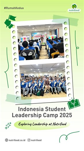 Nutrifood on Instagram: "Selamat Hari Sumpah Pemuda! Bangga banget bisa kedatangan para ketua OSIS terbaik dari seluruh Indonesia lewat program @islc_id di Head Office Nutrifood!👥💚 Bersama para pemimpin muda ini, kita berbagi cerita tentang nilai, inovasi, dan semangat untuk terus membawa dampak positif bagi sekitar. Momen ini mengingatkan kita bahwa estafet perubahan selalu ada di tangan generasi muda yang berani, peduli, dan penuh inspirasi. Terima kasih sudah berbagi semangat 