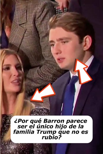 Why is Barron Trump the only brown-haired person in the Trump family?#fyp #tiktok #celebrity #barrontrump #trump