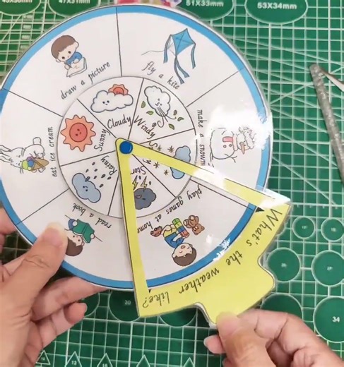 How to Make an Easy DIY Weather Spinner for Interactive Weather Q&A