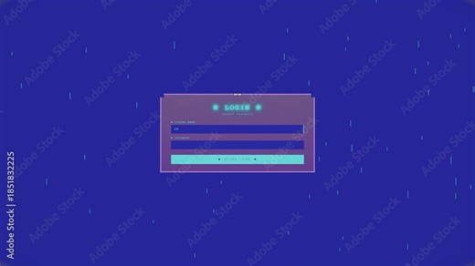 An animated sequence displays an administrator login screen while presenting funny and entertaining hacking scenarios