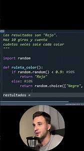 🎡 Casino Roulette in Python: 90% Chance of "Red"! #python