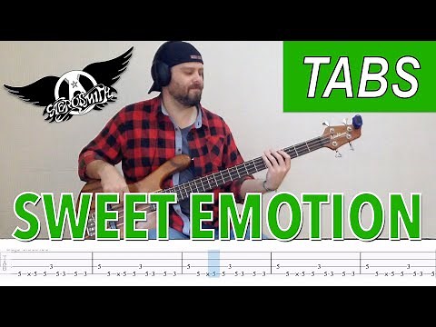 Sweet Emotion bass tabs - Aerosmith