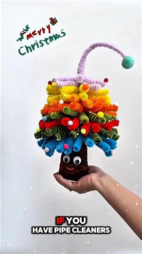 Twisty Rainbow Christmas Tree! 🌈🎄 Festive DIY Vibes