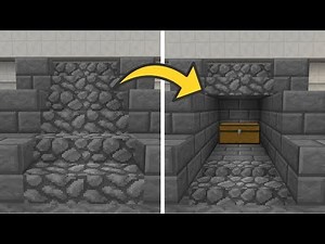 Hidden Staircase Door Tutorial in Minecraft Bedrock