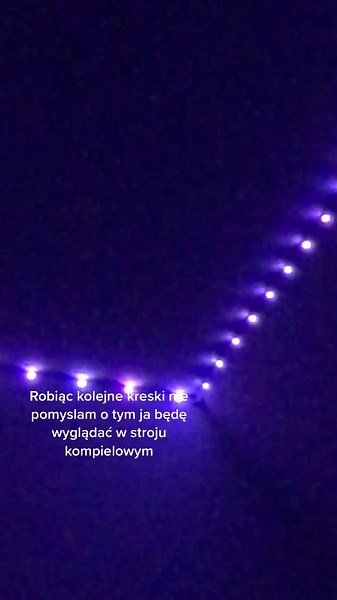 Enchanting Purple LED Lights in a Dark Environment