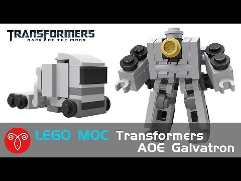 Lego Transformers AOE Galvatron MOC Instruction Mini Mecha