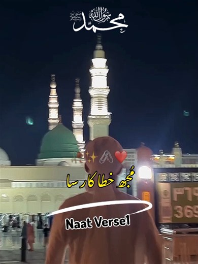 Mujh Khatakar Sa Insan Madine Main Naat Sharif 🥀✨🖇️❤️ | New Naat Sharif 🥀 | New Naat Sharif Status 🌺#naat #naatstatus #fyp #viral #growaccount
