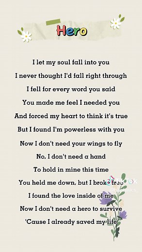 Hero Lyrics: Inspiring Song to Lift Your Spirits