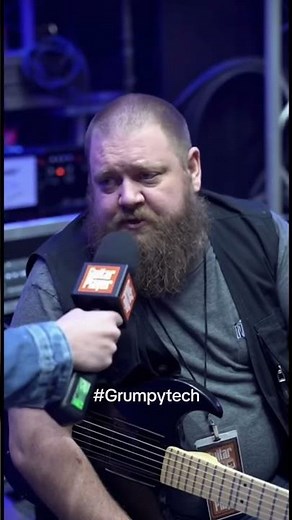 Grumpy Tech gets interviewed and explains that he has a Masters In The Roadie Arts!!