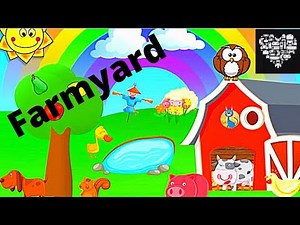 BARNYARD Farm Animals GAMES FOR KIDS Video for kids