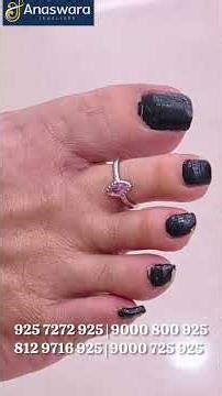 😍👣 Hey, toe-tally excited folks! 🙌✨ Check out our stunning Minji (Toe Rings) collection! 💎👀