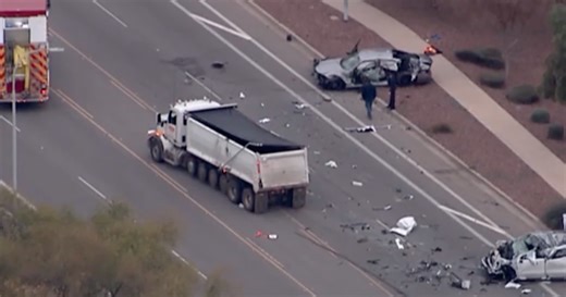 Two men taken to a hospital after a crash near 83rd Ave and Lower Buckeye Rd