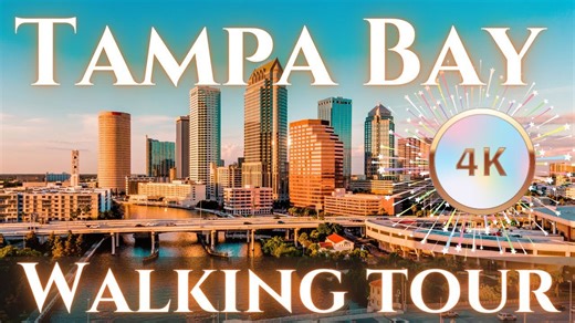 Tampa Florida virtual tour (Ybor City) 4K