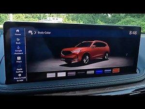 2025 Acura MDX Tutorials - How To Change The On-Screen MDX Color
