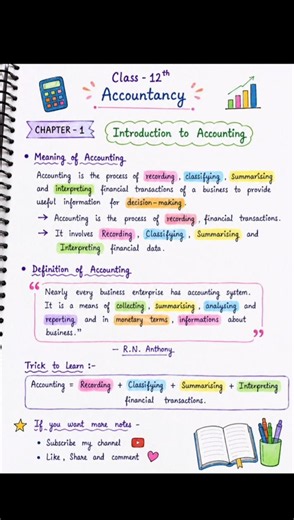Class 11th Accountancy Chapter 1 Meaning of accounting #UP Board #commerce #study #education