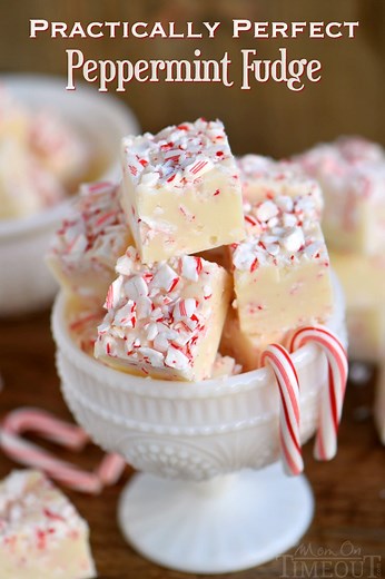 Practically Perfect Peppermint Fudge