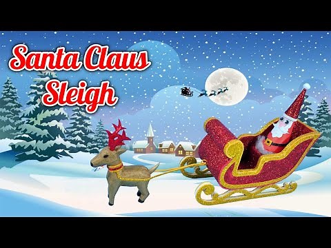 DIY Santa Claus Sleigh | How to Make Santa Sleigh | Christmas Crafts