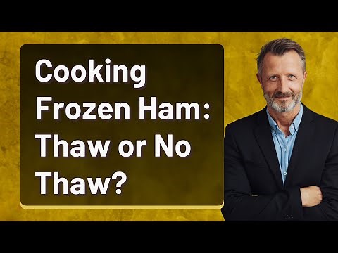 Cooking Frozen Ham: Thaw or No Thaw?