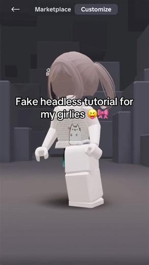 Fake headless tutorial #roblox #headless #2026 #fakeheadless