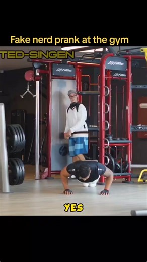 Gym Prank: Trainer or Fake Nerd?