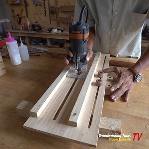 DIY Woodworking of Making Router Guide Jig | Woodworking Tools TV