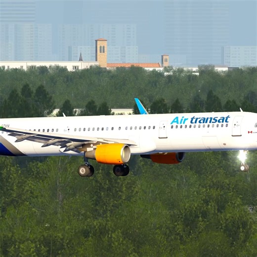 6.1K views · 64 reactions | Air Transat A321 Landing at Toronto Airport – Smooth Touchdown in the Heart of Canada | PJ Daddy | Facebook