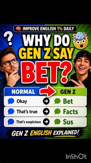 Why Do Gen Z Say "BET"? 🤯 | Gen Z Slang Explained in 30 Seconds #shorts