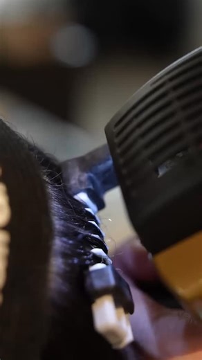 Hairdreams® Hair Extensions | Lazy Girl Extensions with our Laserbeamer ULTRA! Visit the link in our bio to learn more about our Laserbeamer system or to find a salon... | Instagram