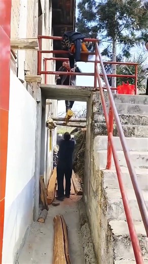 The Silent Symphony: Mastering the Giant Two-Man Saw #work #craft #skills