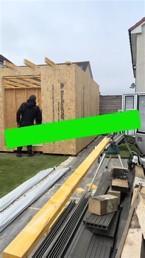 Another busy day for the team at Build It Up. 👷‍♂️ Today we’re over in Bathgate constructing a large garden room for one of our clients. We’ve got three of the lads on site here pushing the build forward, while the rest of the team are over in Hamilton working on a full media wall renovation. Plenty going on this week and we’ll keep sharing updates as this garden room starts to take shape. If you’re thinking about a garden room, media wall, or home renovation, get in touch with Build It Up to d