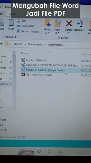 Cara Mengubah File Word ke PDF