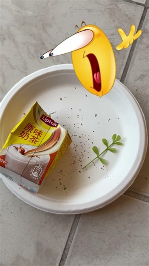 如何吃鋁箔包💔💀
