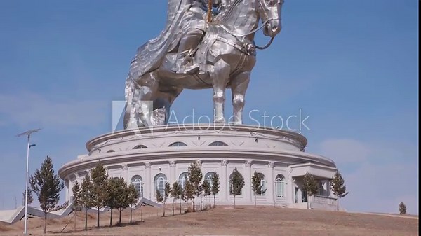Ulaanbaatar, mongolia - 2 may 2025 Genghis Khan Statue Complex is a 40 metre tall statue of Genghis Khan
