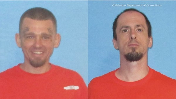 Search underway for two inmates who walked away from Oklahoma correctional facility