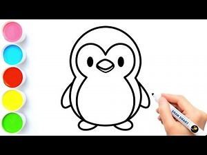 Easy Penguin Drawing for Beginners | Penguin Drawing | Draw Smart