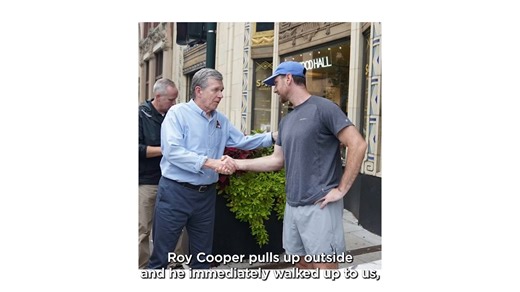 Our beautiful mountains hold a special place in my heart. And I’ve seen firsthand the strength and courage of the people who live there. As we reflect on the last year, I'm inspired by their determination, and I'm motivated to keep supporting them as we rebuild. | Roy Cooper