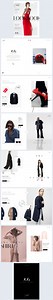 Interactive Fashion Lookbook Design