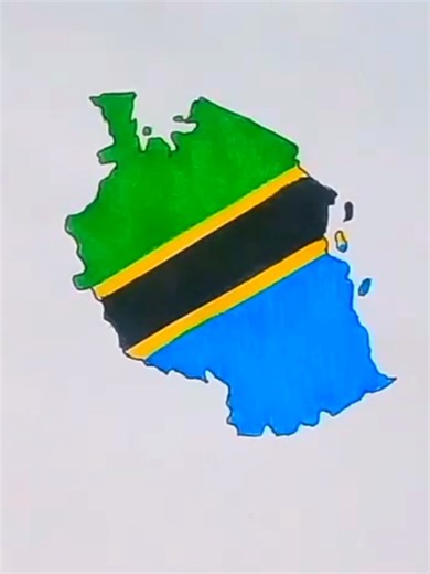 Geographical Map of Tanzania: Art & Drawing Techniques