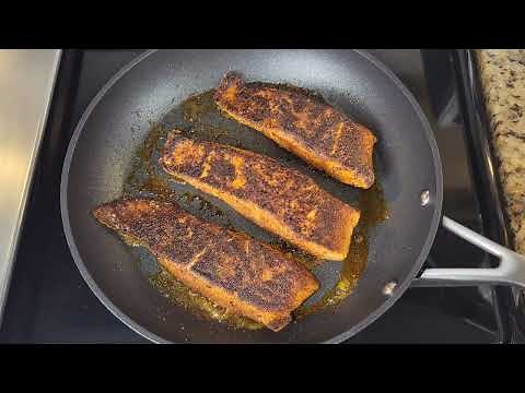 Easy Blackened salmon