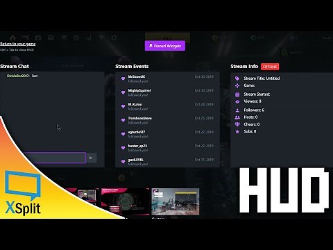 Hotkey Setup in XSplit Gamecaster Stream Deck & How to use In-Game Overlay | XSplit Overlay Tutorial