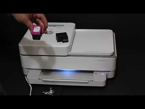 HP Envy Pro 6400 Install Setup Ink Cartridges review !!