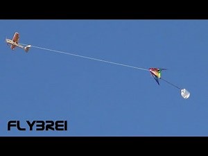 👍Der wahre Drachenlord zieht mit RC-Flugzeug einen Drachen. RC Crash???