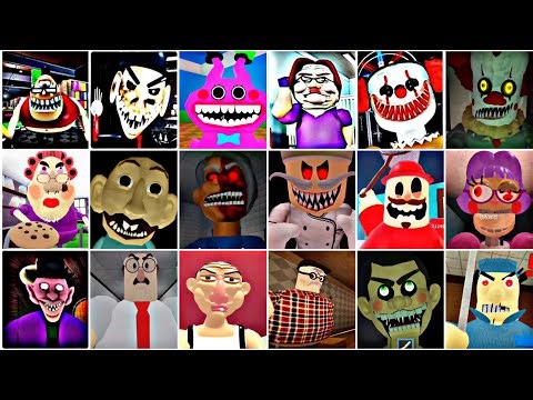 ROBLOX ALL NEW SCARY OBBY PRISON RUN GAMES ALL JUMPSCARS-[MONSTAR]