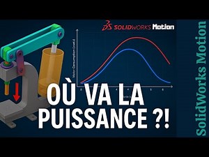 SolidWorks Motion : Comment une presse mécanique transforme la puissance ? (Analyse complète)