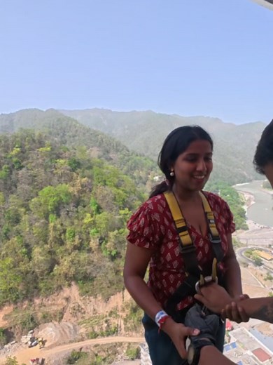 Bungee Jumping with a Ganges View: Thrilling Riverside Jump