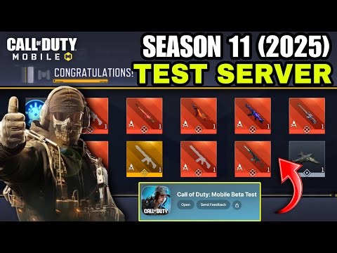 Season 11 Test Server Cod Mobile 2025 | Codm Test Server 2025 | How to Download Test Server in CODM