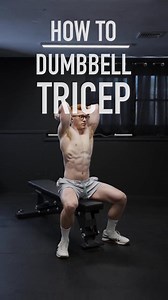 43 reactions | How To Db Tricep Extension ‼️ #tricepworkout #tricepday #tricepextension #gymtipsforbeginners #gymtips #fitnesstips | Noahperlofit | Facebook
