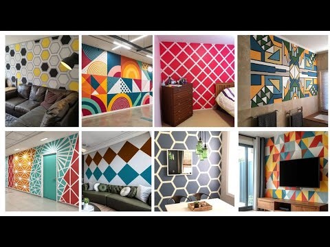 Top 30+ Triangle Design wall || Interior Amazing geometric wall design || #triangle #walldesign
