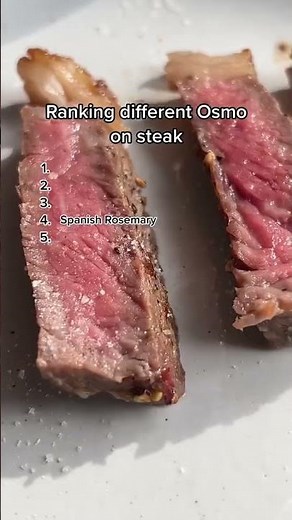 Ranking OSMO Salts on Steak